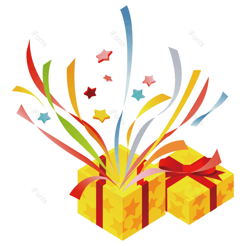 礼物礼盒图片,卡通礼盒元素,礼物PNG,生日礼物免抠素材